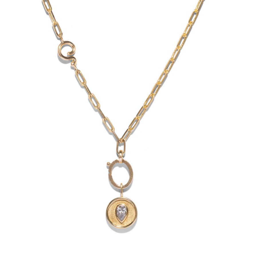 Pear Diamond Droplet - 9K