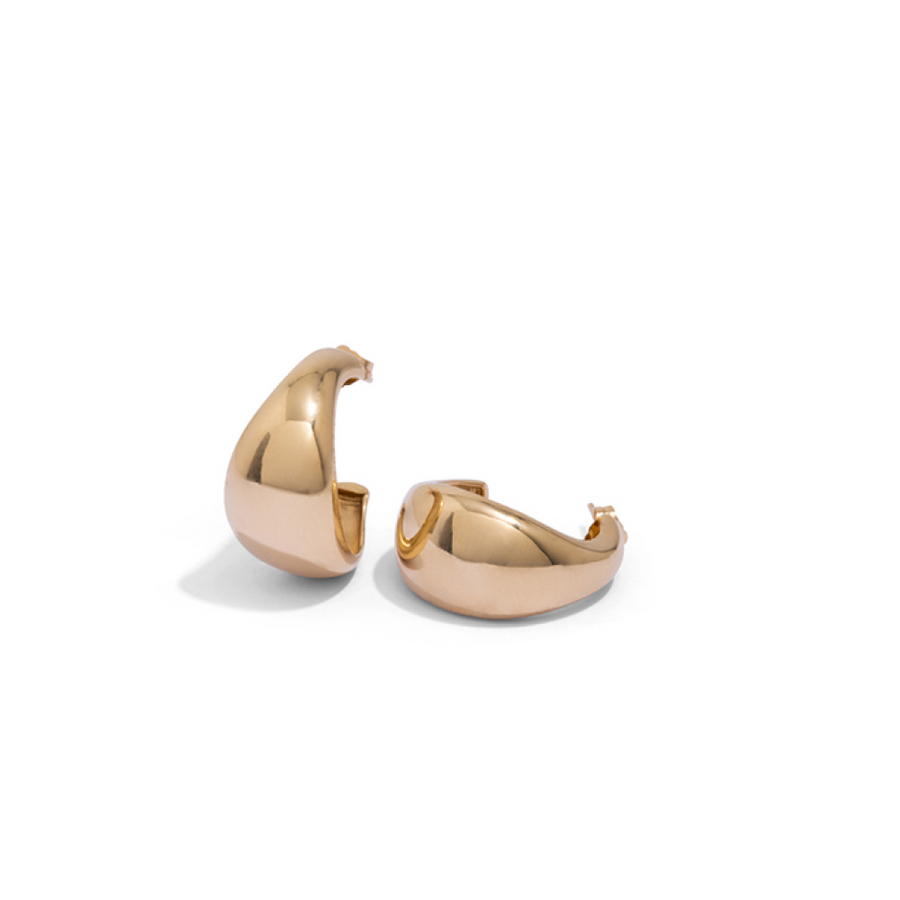 Liquid Gold Hoops