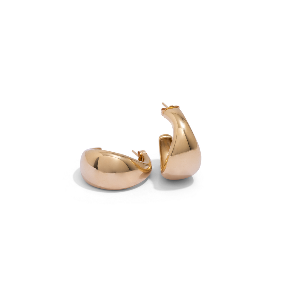 Liquid Gold Hoops
