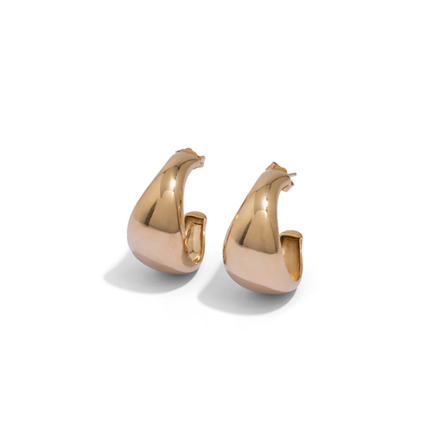 Liquid Gold Hoops