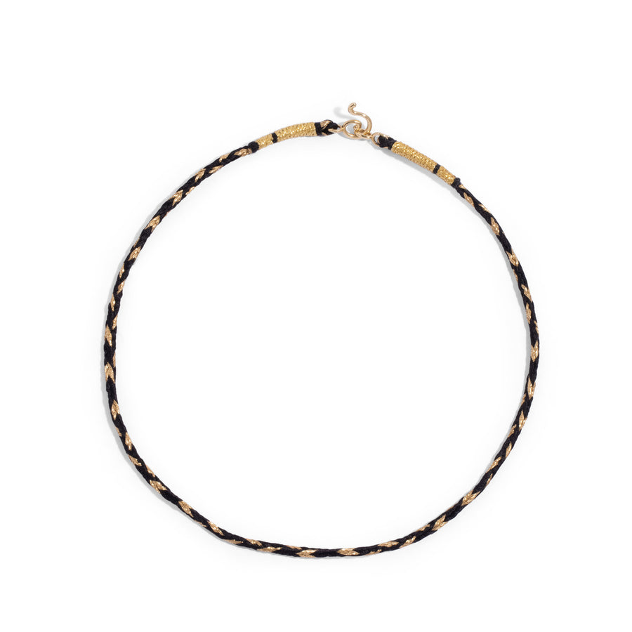 Weaving Energy Necklace Black