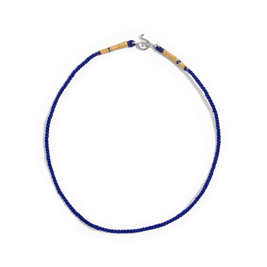 Weaving Energy Necklace Blue