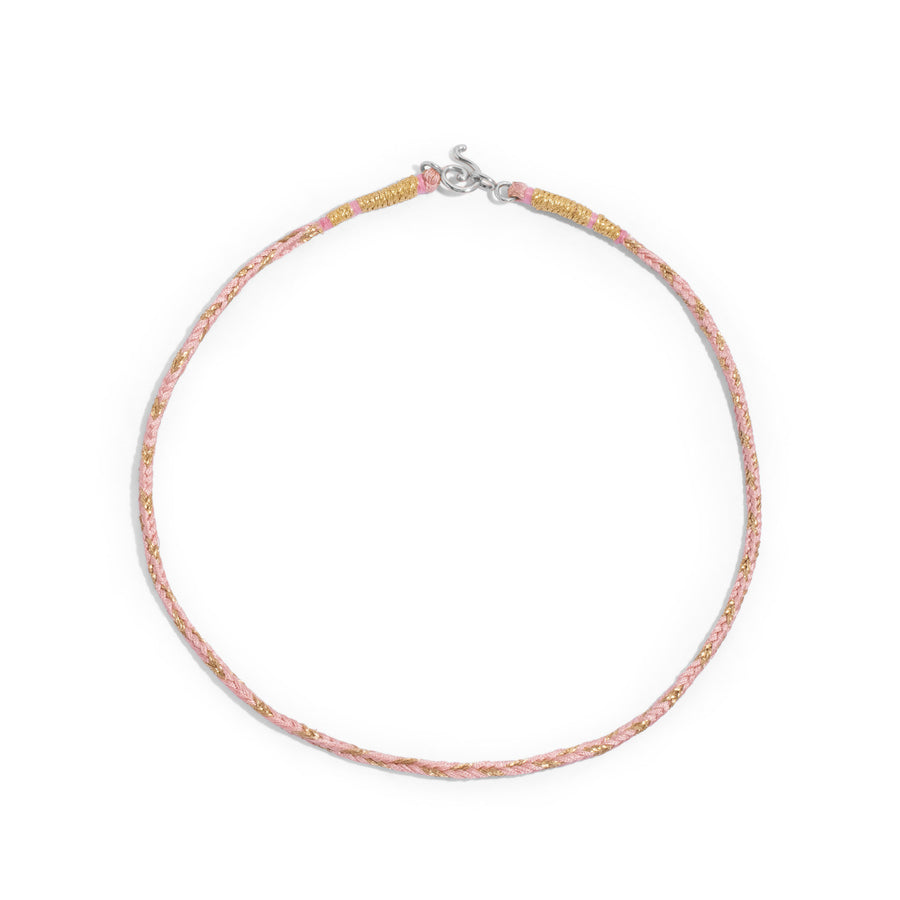 Weaving Energy Necklace Pink