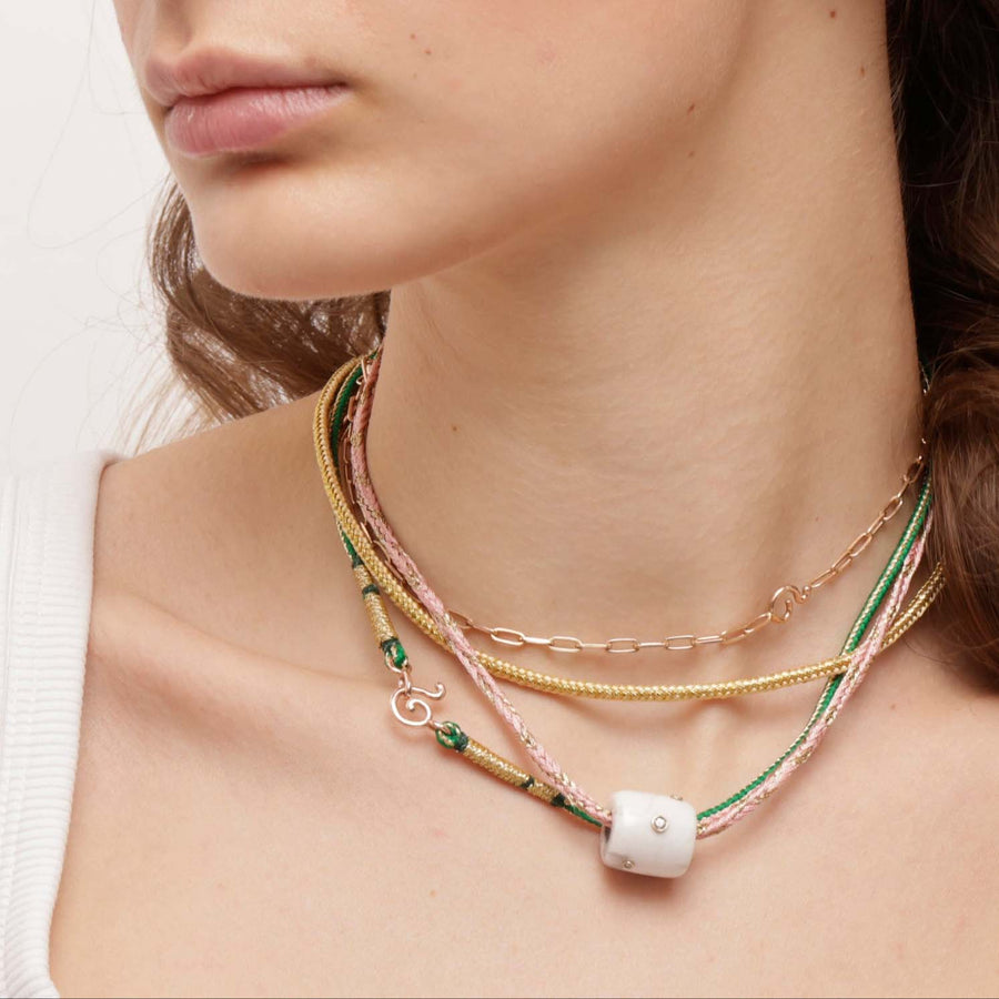 Weaving Energy Necklace Banana