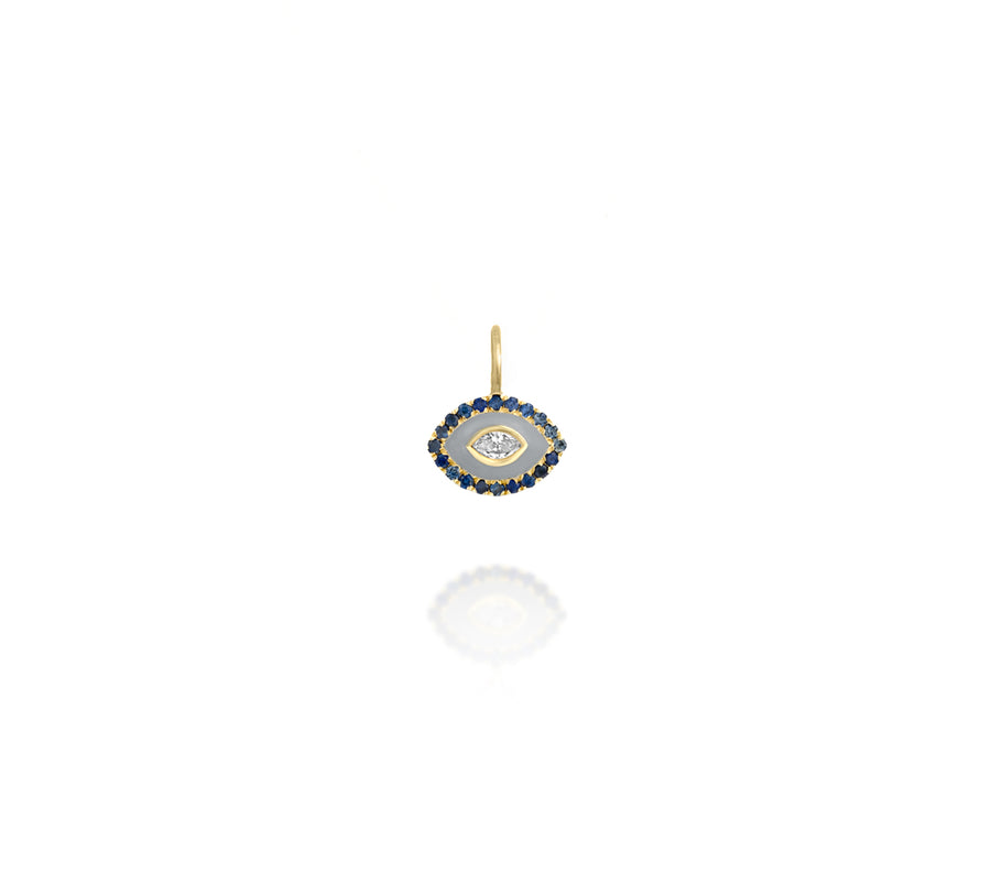 Swan Protection - Sapphires Pendant