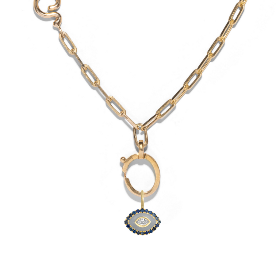 Swan Protection - Sapphires Pendant