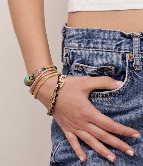 Weaving Energy Bracelet Green