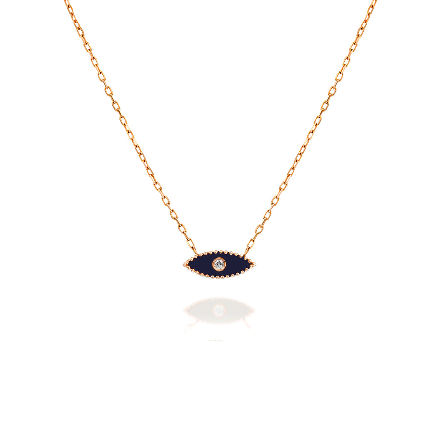 Enamel Eye of the Tiger necklace