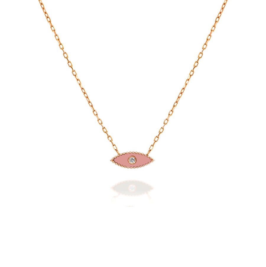 Enamel Eye of the Tiger necklace