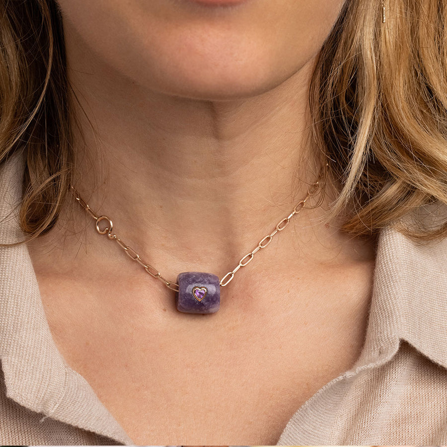 Purple Amethyst Love Bead // LIMITED EDITION