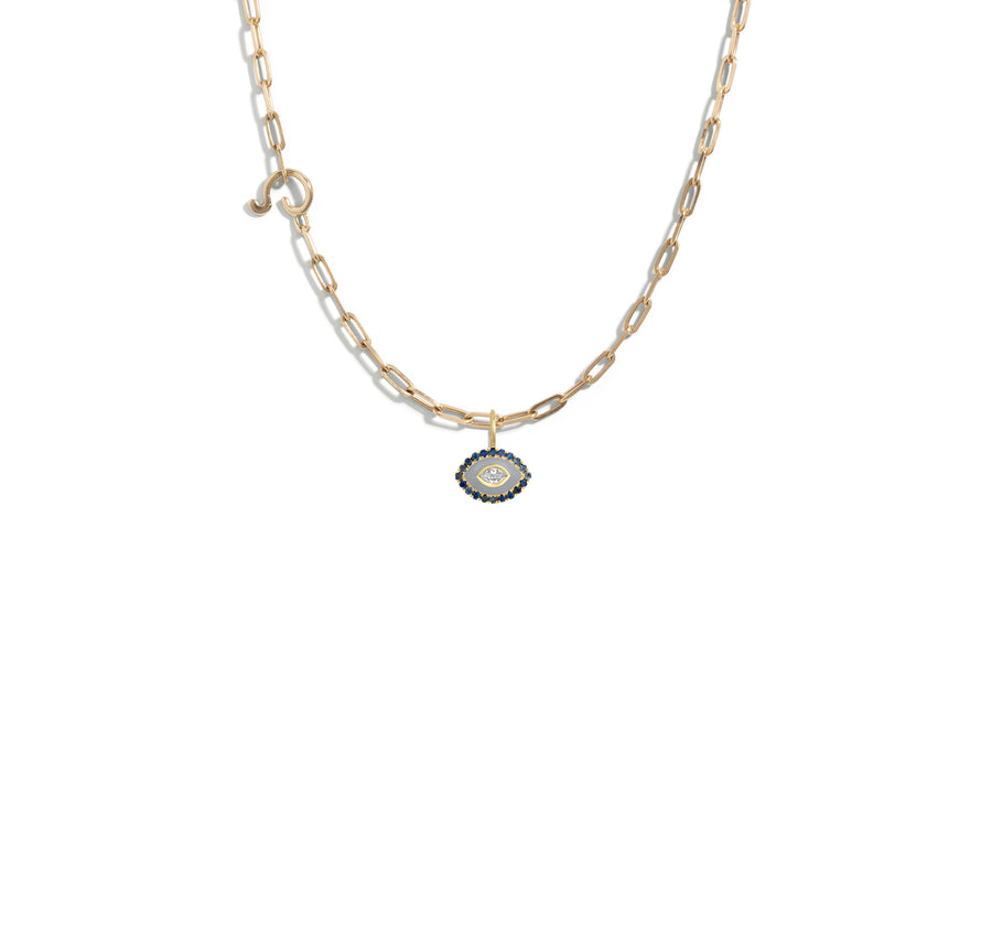 Swan Protection - Sapphires Pendant