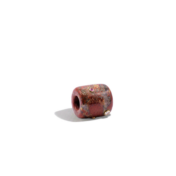 Fire Snow Globe Bead