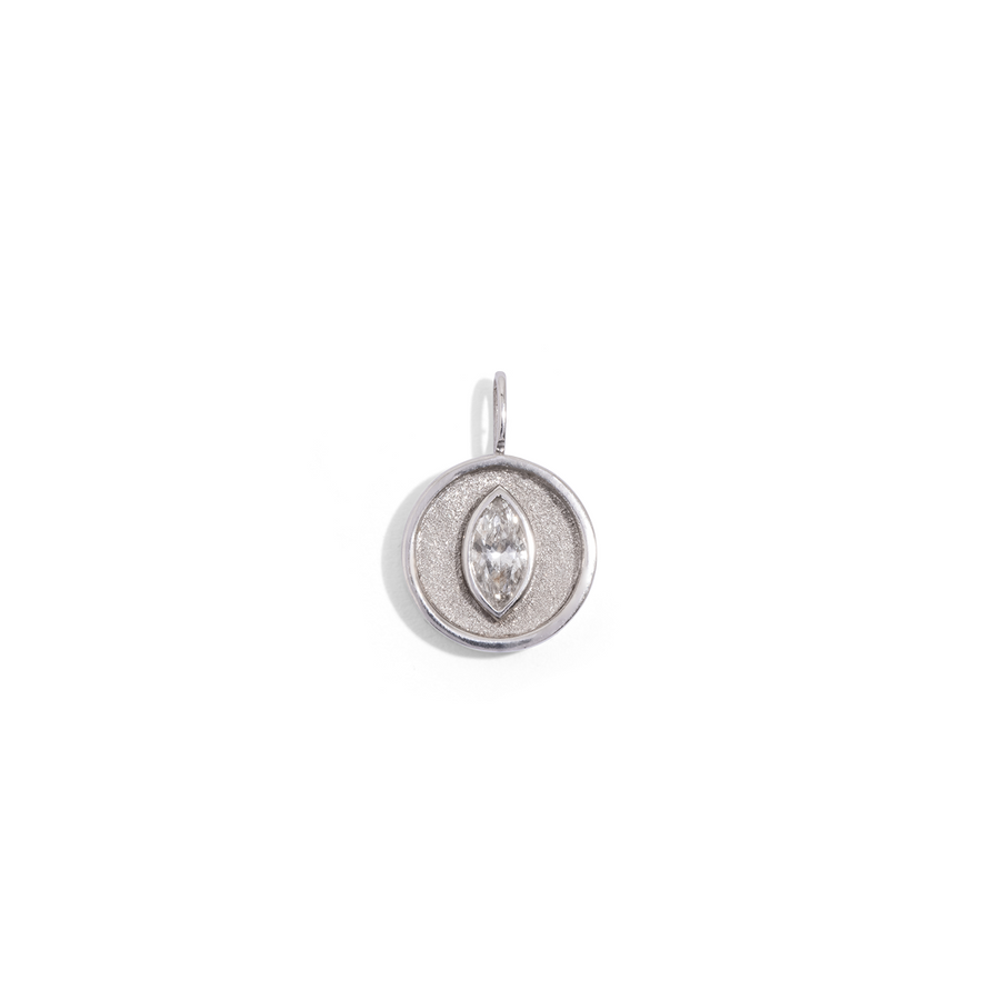 Marquise Diamond Droplet - 9K