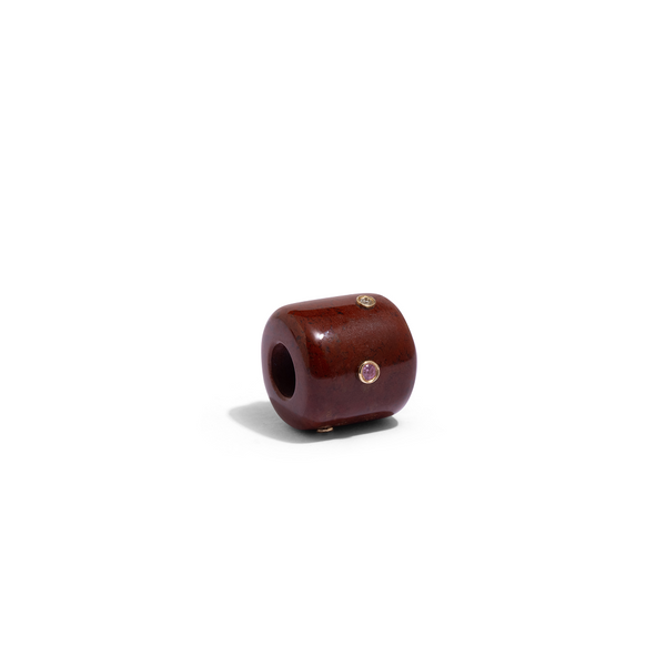 Fire Snow Globe Bead