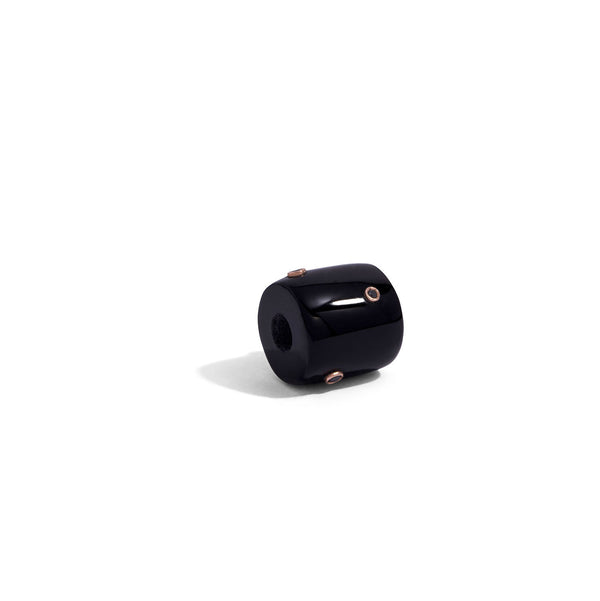 Black Snow Globe Bead
