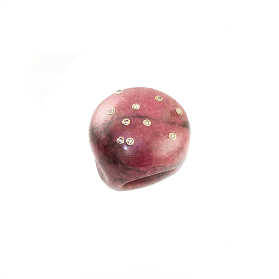 Dark Pink Marble Large Sky Bubble