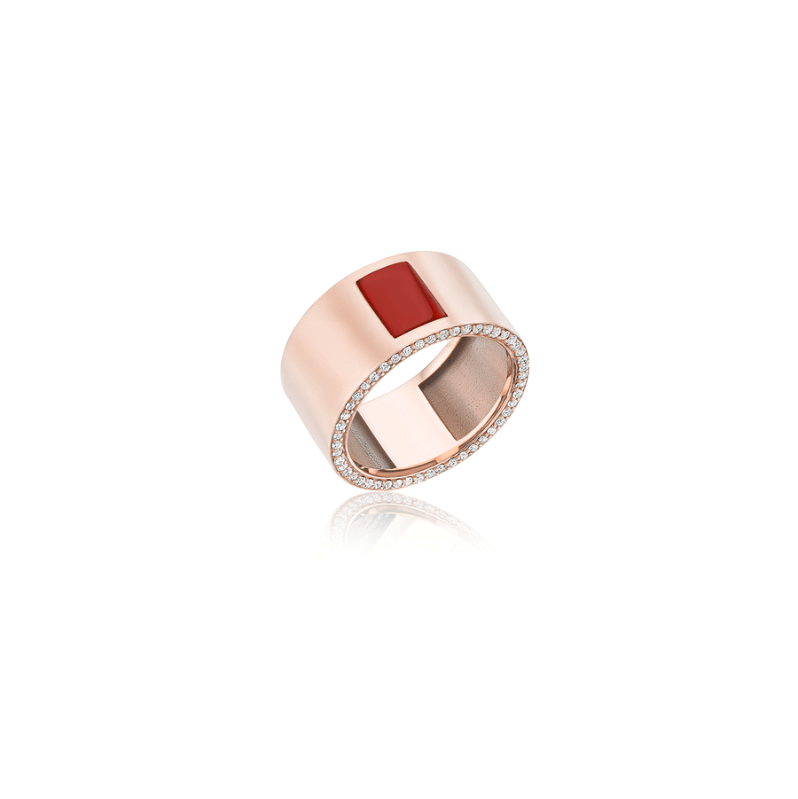 Block Ring - Carnelian (Last Chance!)